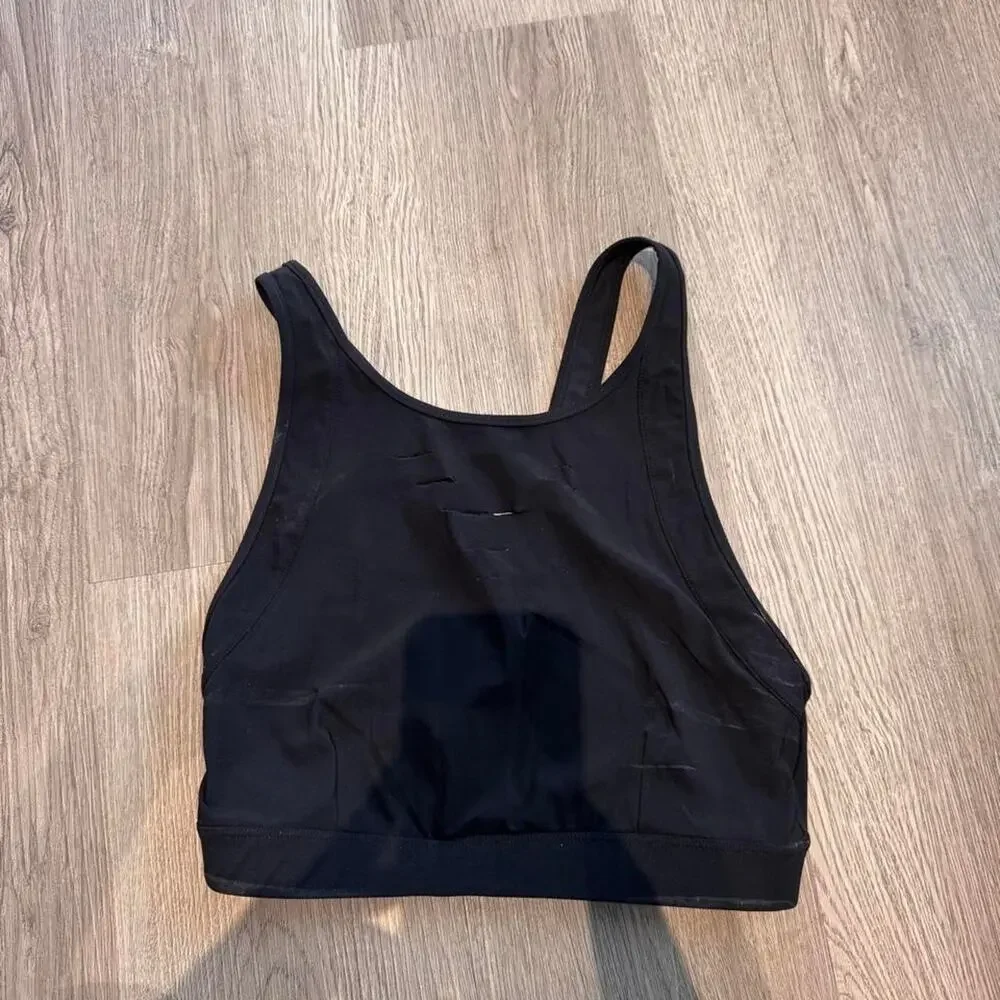 Black Alo Yoga Warrior Sports Bra